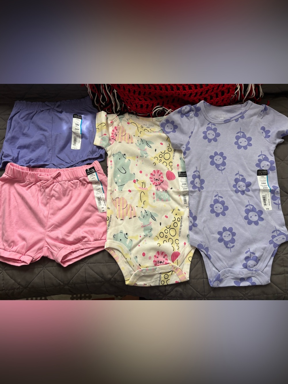 Okie dokie 24 months 2 outfits (NWT) girls